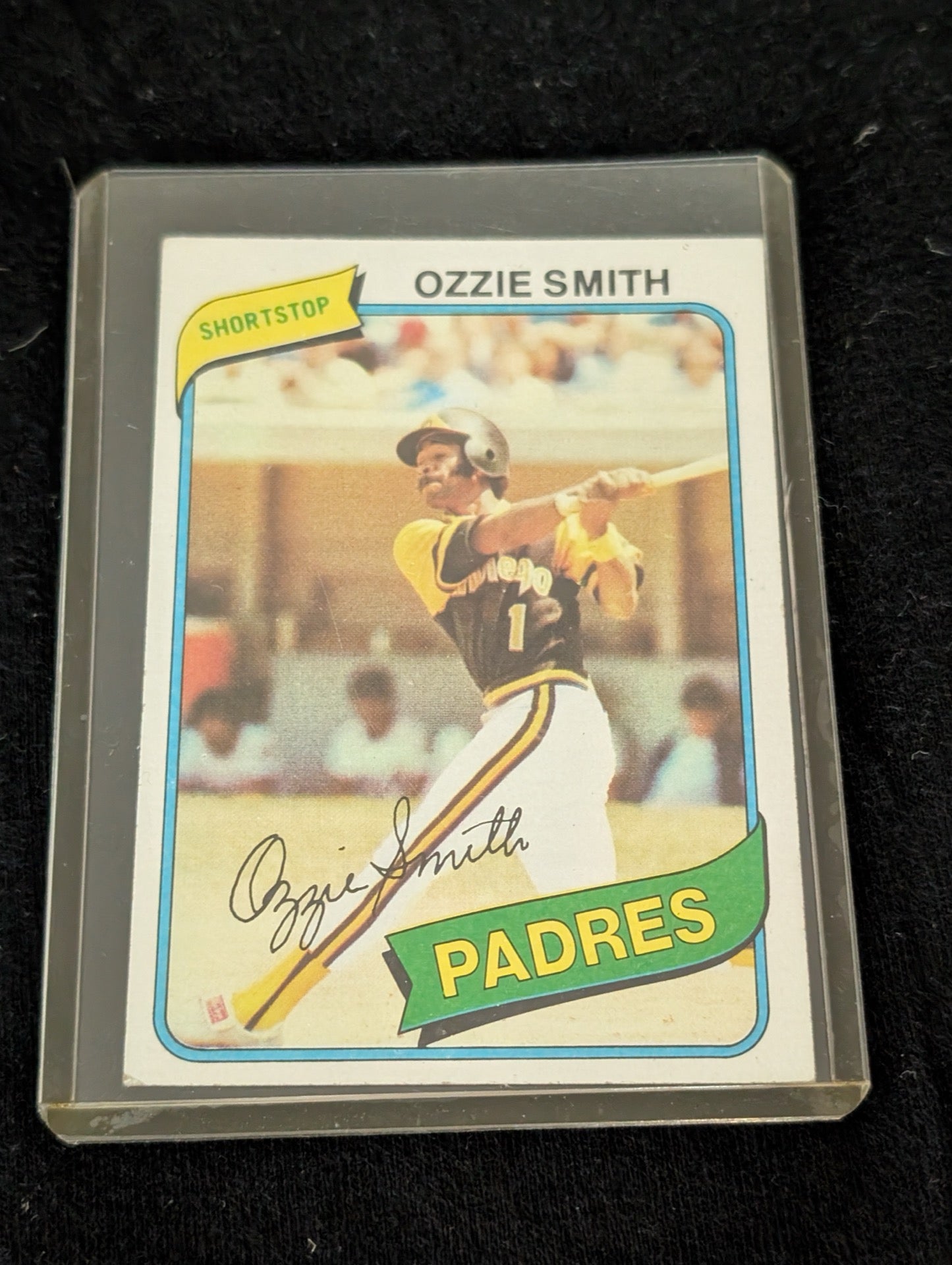 1980 Topps Ozzie Smith San Diego Padres baseball card