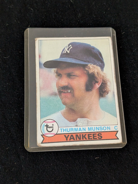 1979 Topps Thurman Munson New York Yankees vintage baseball card