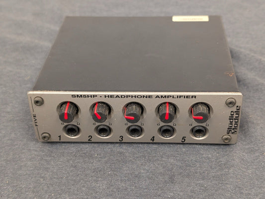 Studio Module SM5HP 5-channel headphone amp with red dials