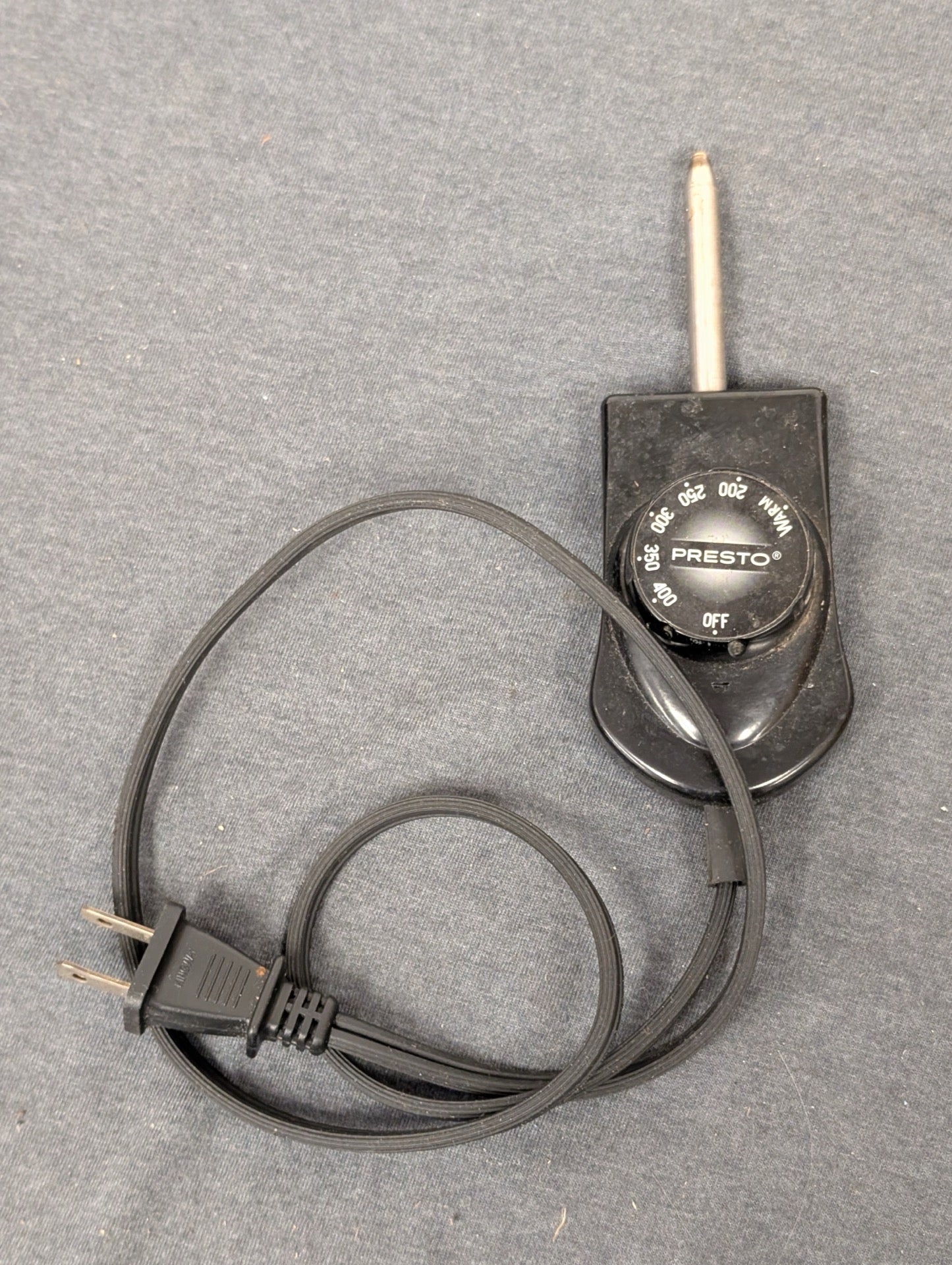 Presto heat control dial with power cord attached