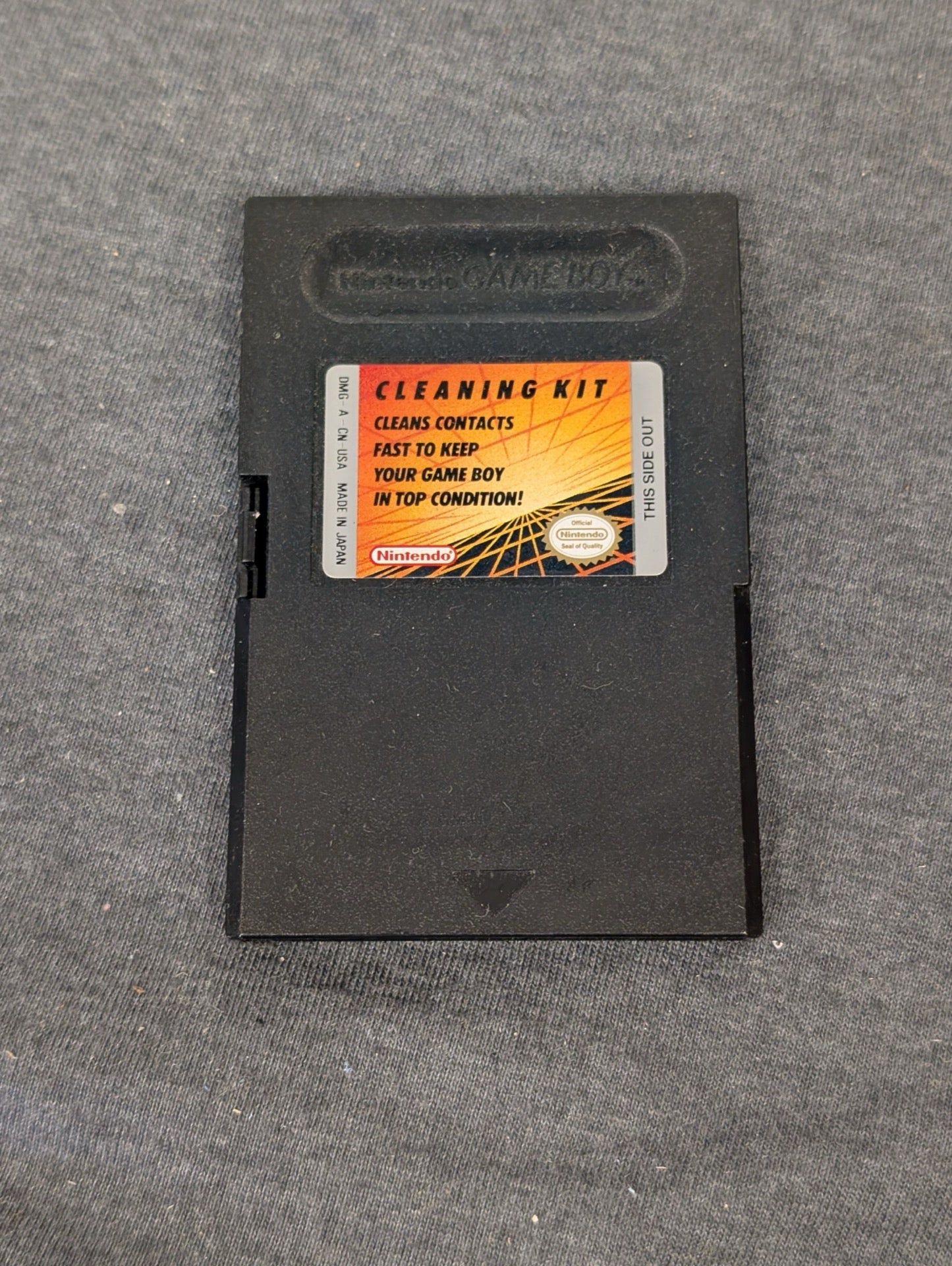 Black Nintendo Game Boy Cleaning Kit cartridge