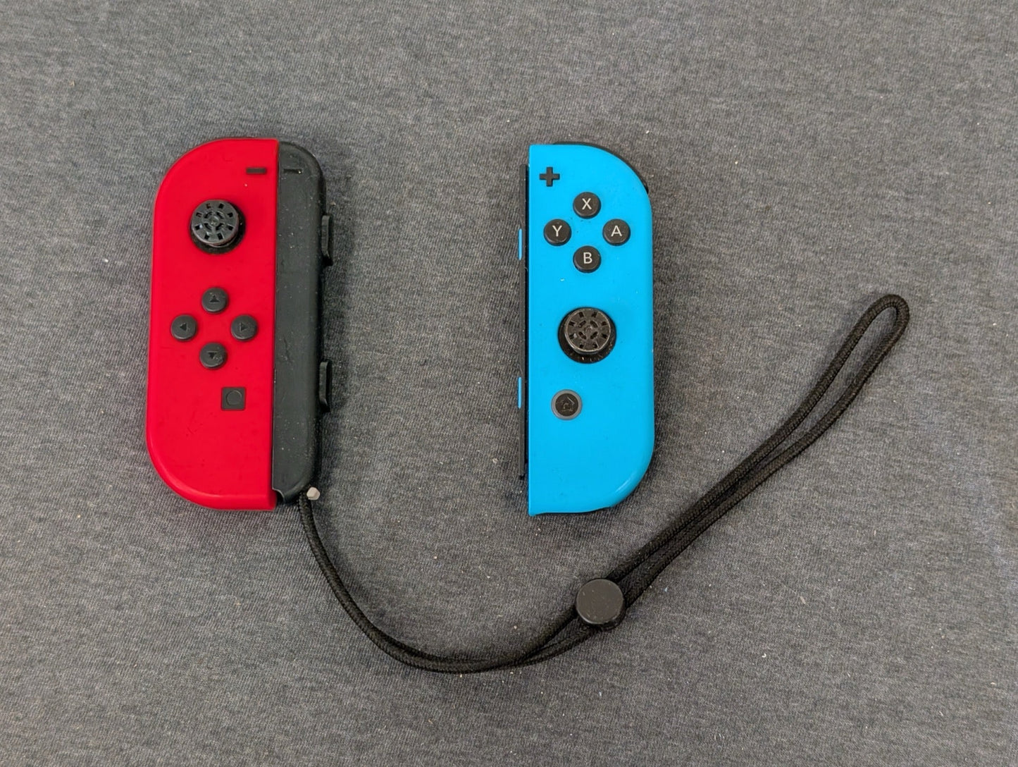 Left Neon Red and Right Neon Blue Nintendo Switch Joy-Cons