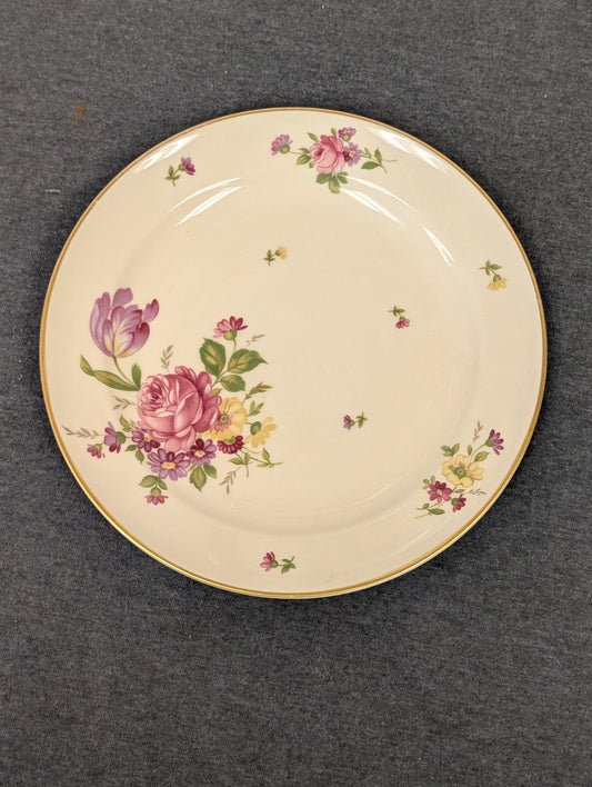 Rosenthal Kronach Germany floral plate displaying roses and tulips