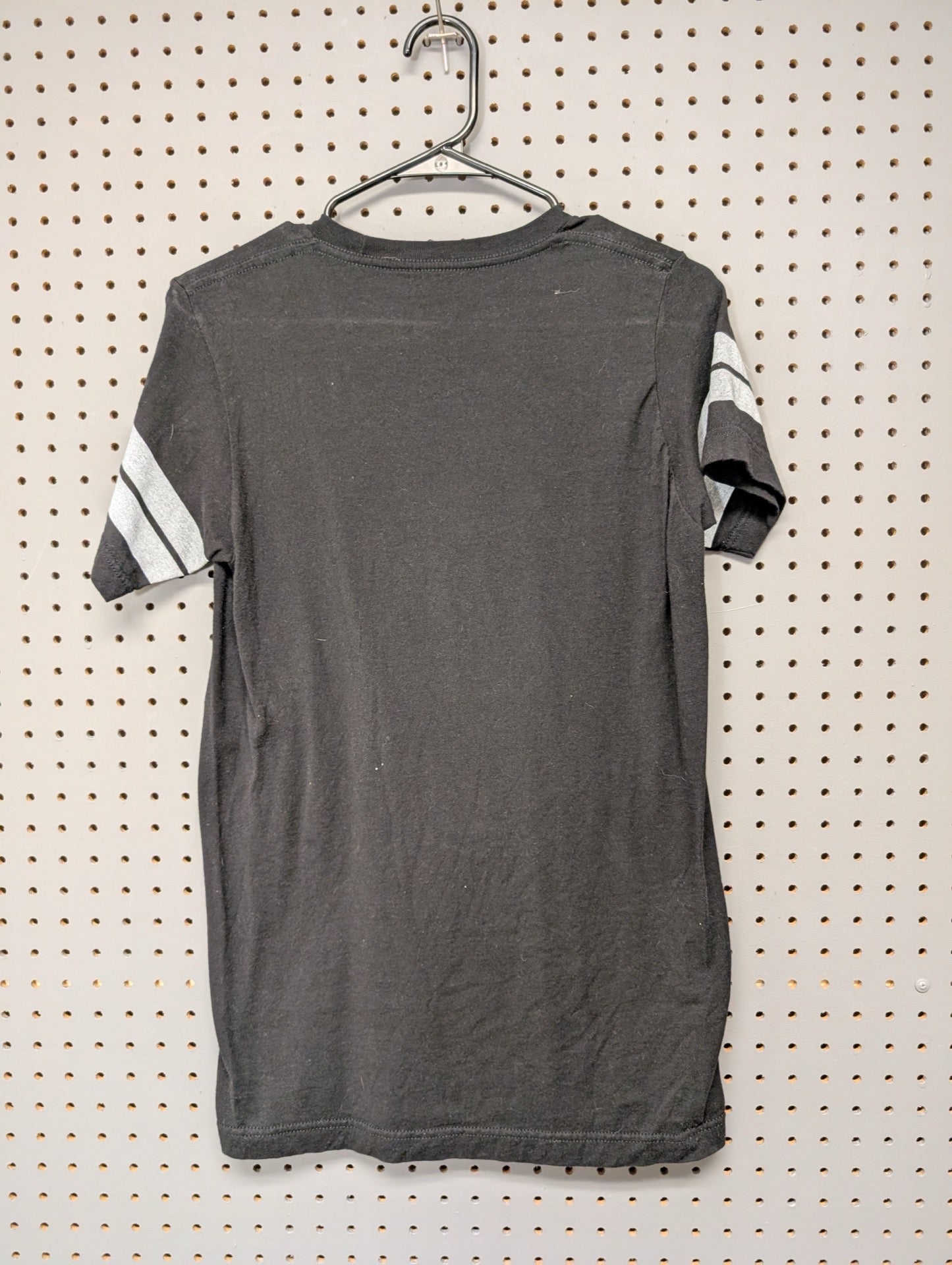 Blank back of black Superman t-shirt