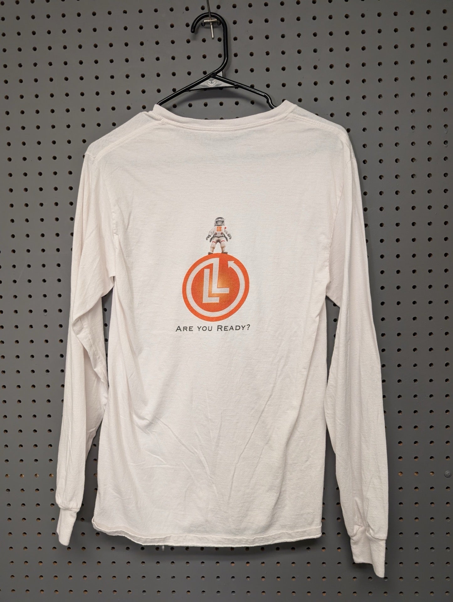 Back of shirt with astronaut graphic