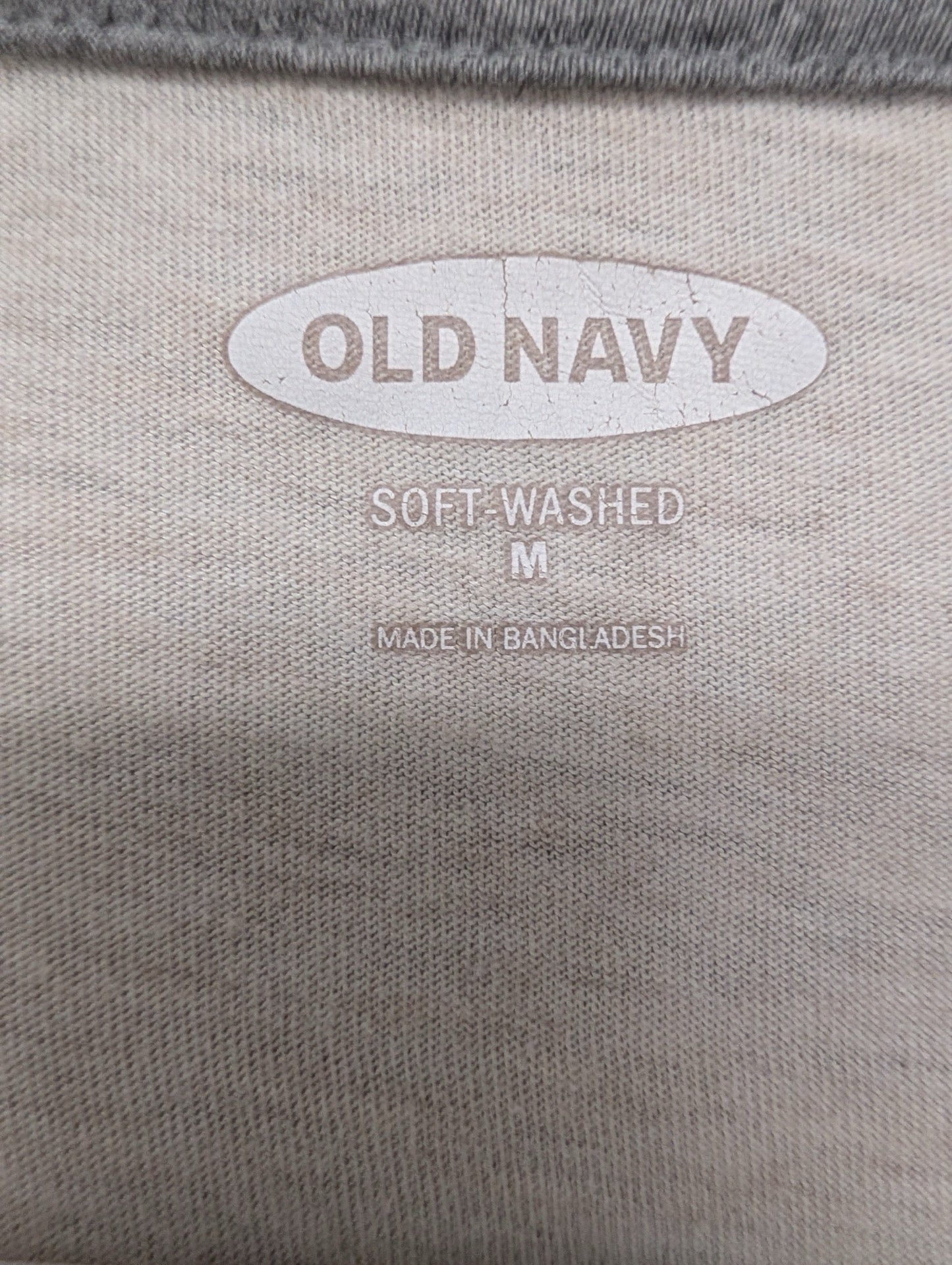 Old Navy printed inner neck tag size medium