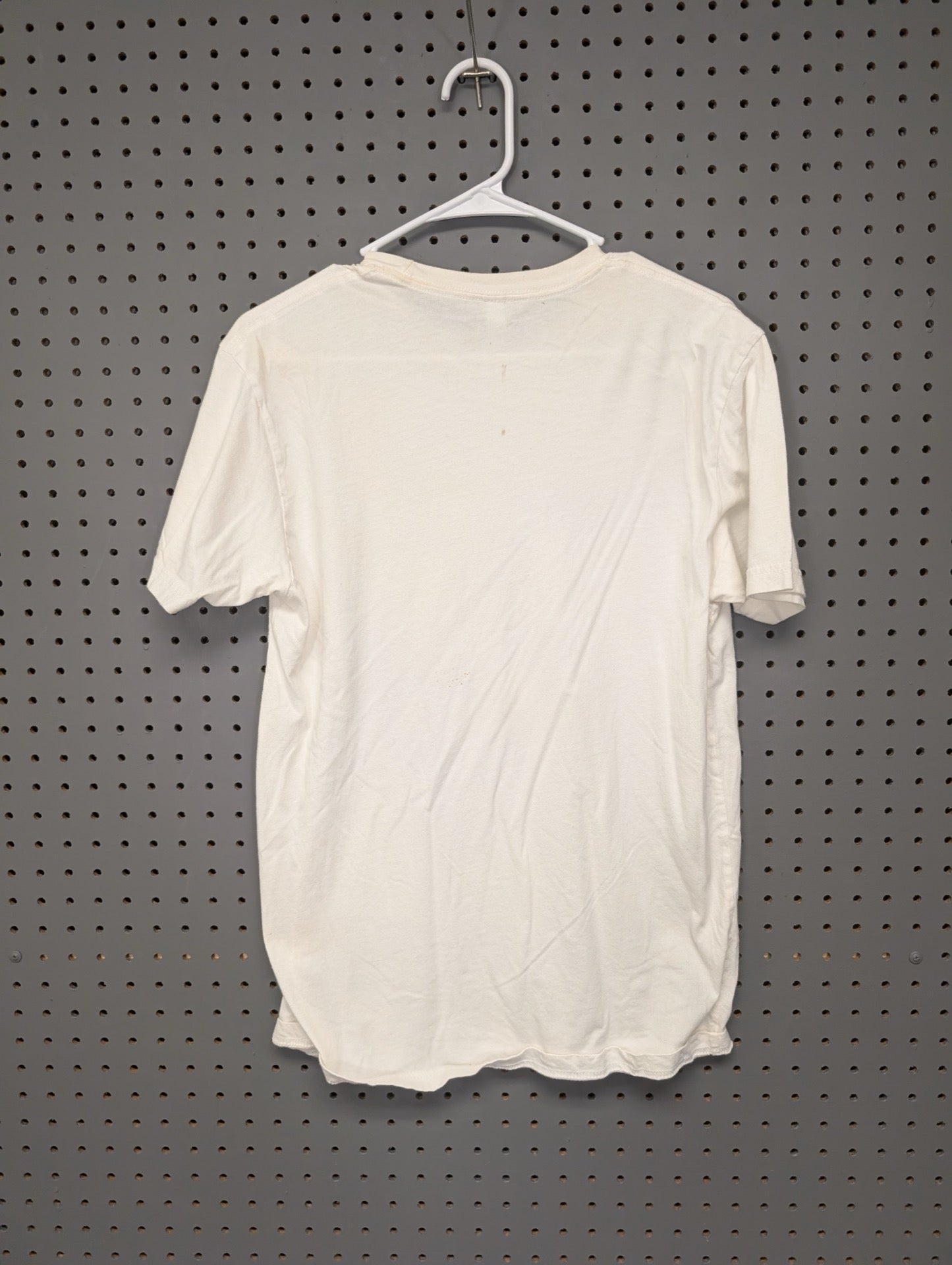 Back of white Codecraft t-shirt