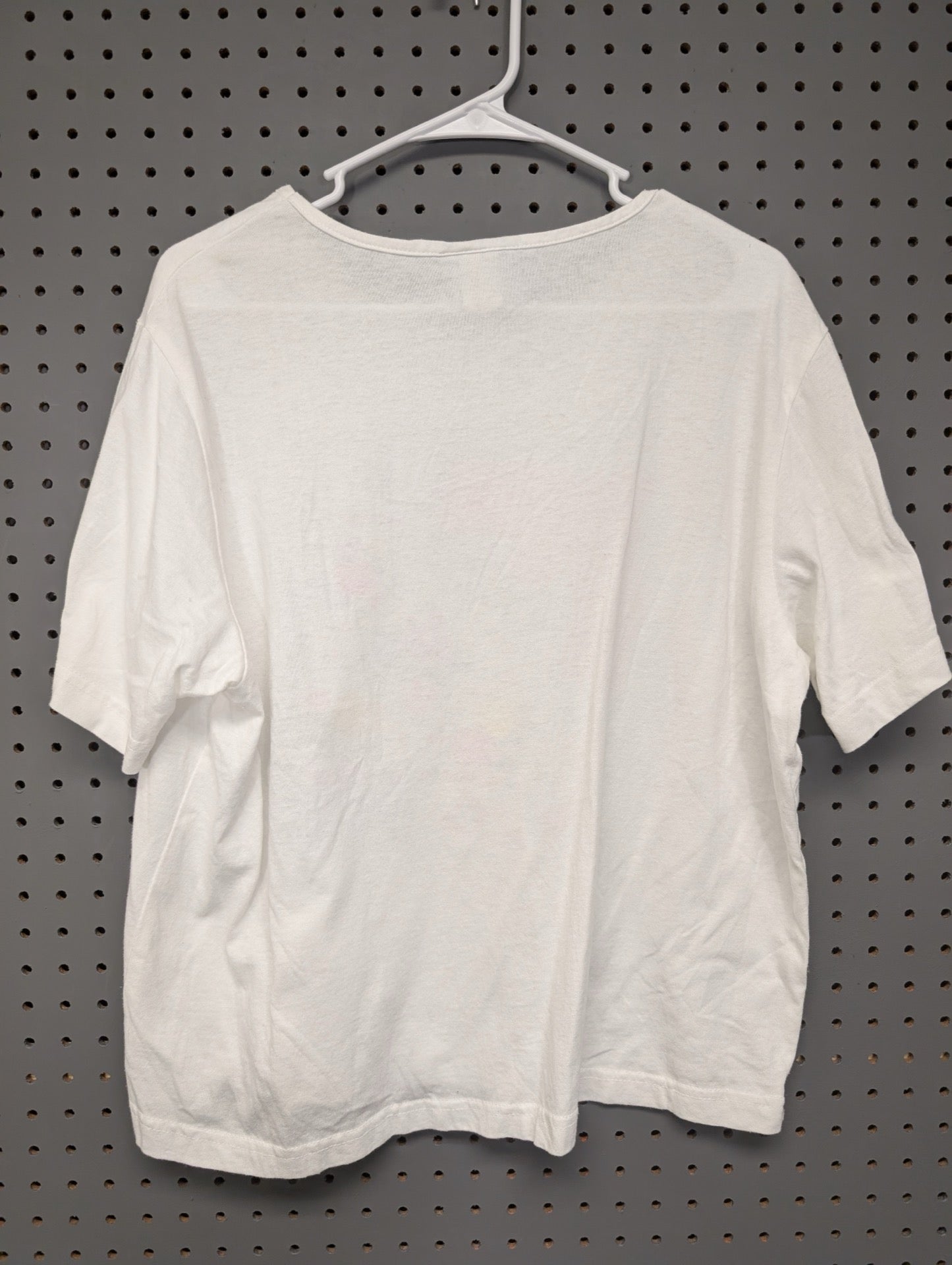 Back view of vintage Blair white t-shirt