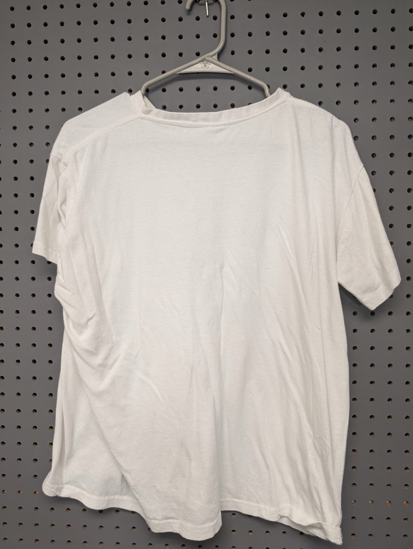 Back view of white eagle graphic t-shirt