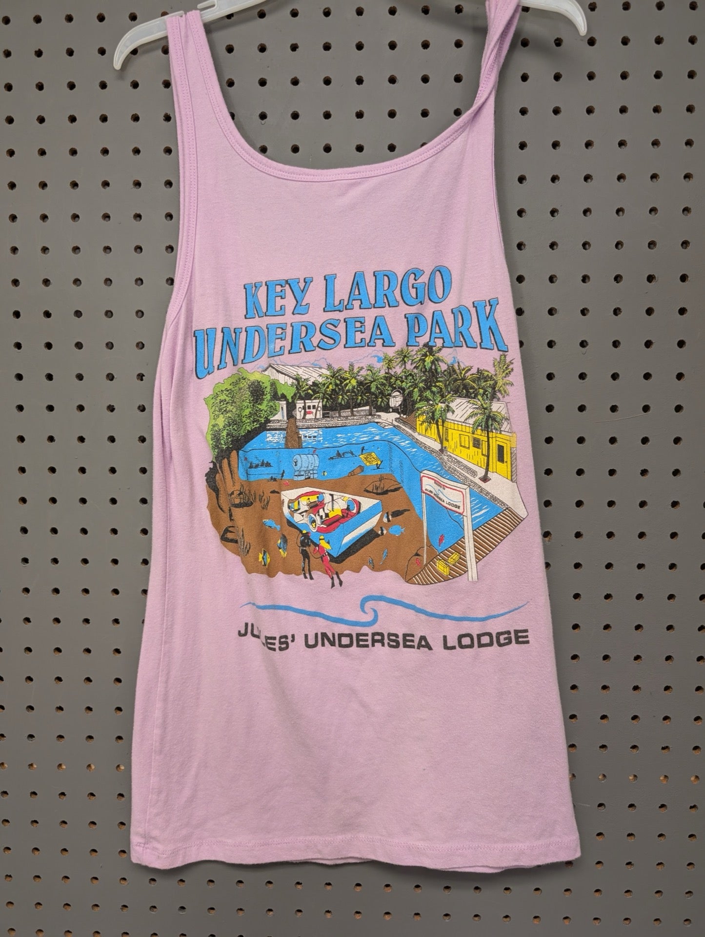 Back graphic illustration of Jules Undersea Park