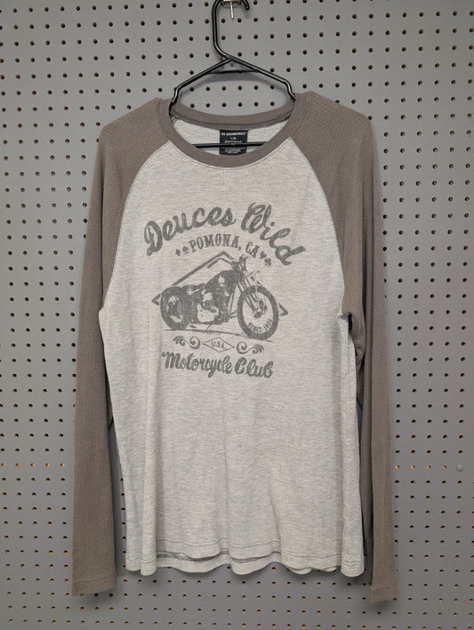 Front of No Boundaries Deuces Wild thermal shirt