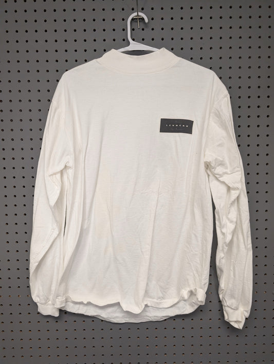 Front of white Peter Lehmann long sleeve t-shirt