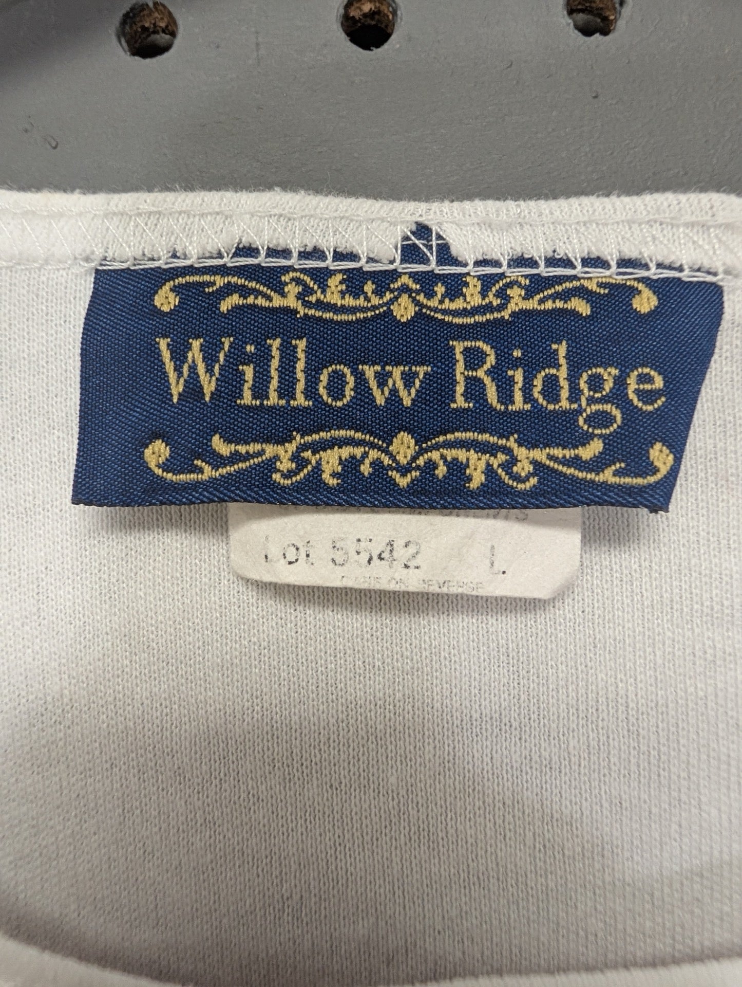 Vintage blue Willow Ridge size Large tag