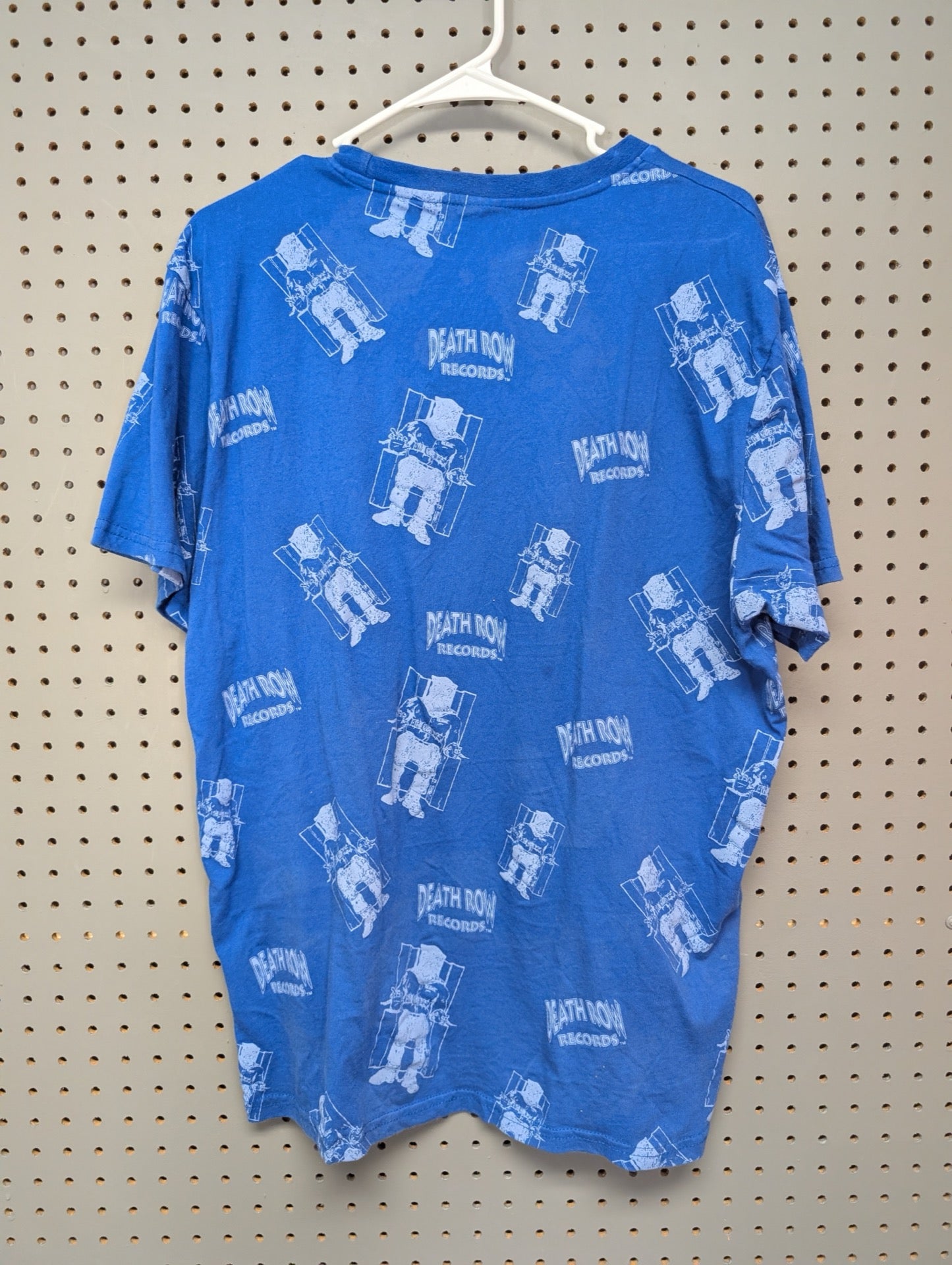 Back view of Death Row Records AOP t-shirt