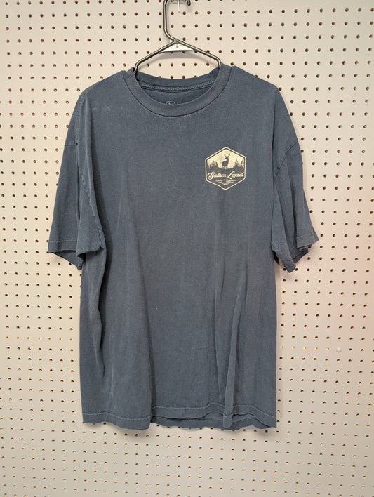 Front of navy Southern Legends t-shirt