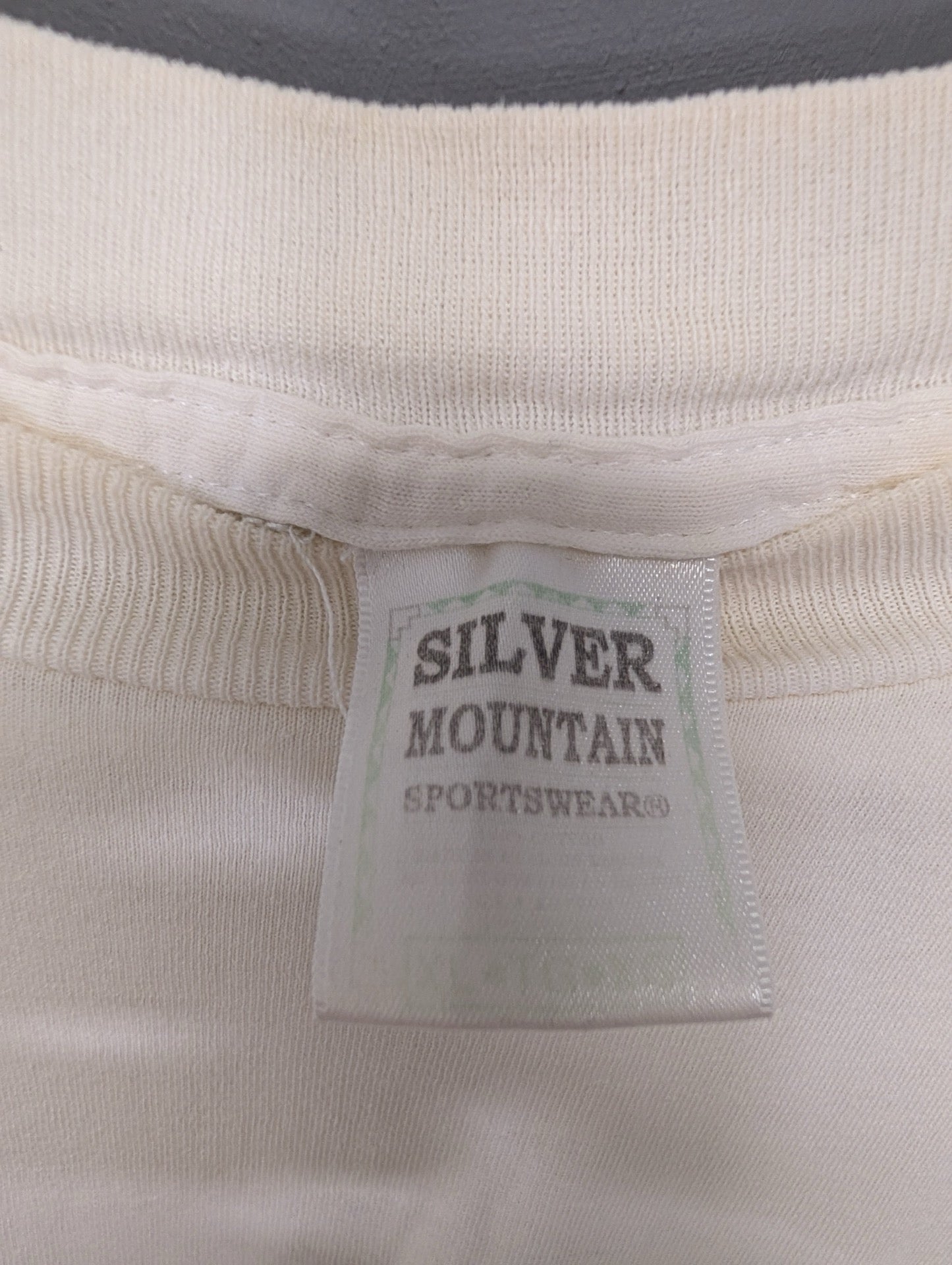 Vintage Silver Mountain Sportswear clothing tag