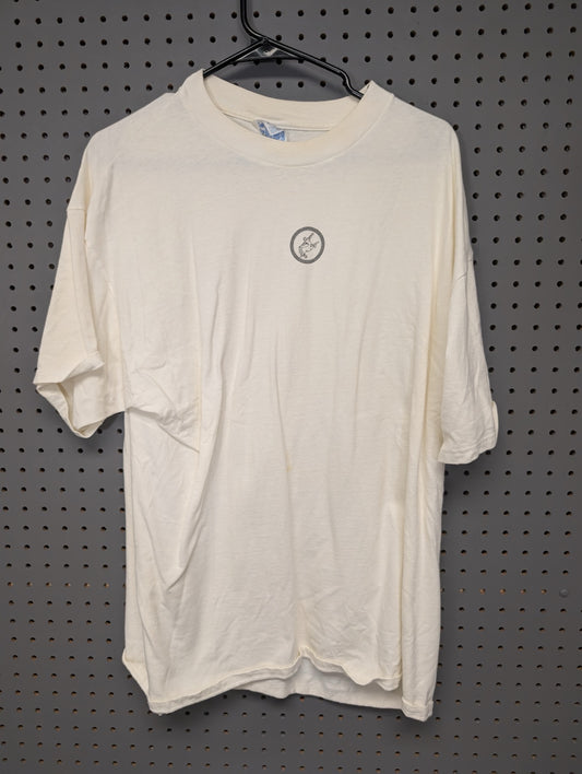 Front view of white vintage Remy Martin t-shirt