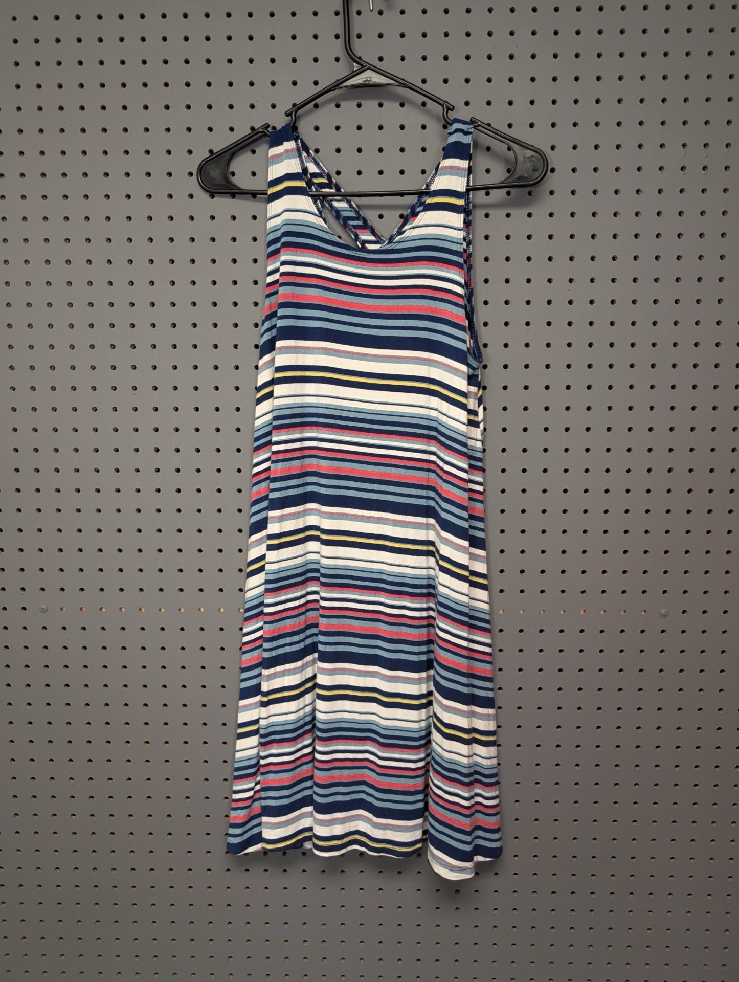 Front view of Hollister striped swing dress size small