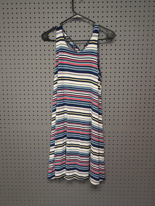 Front view of Hollister striped swing dress size small