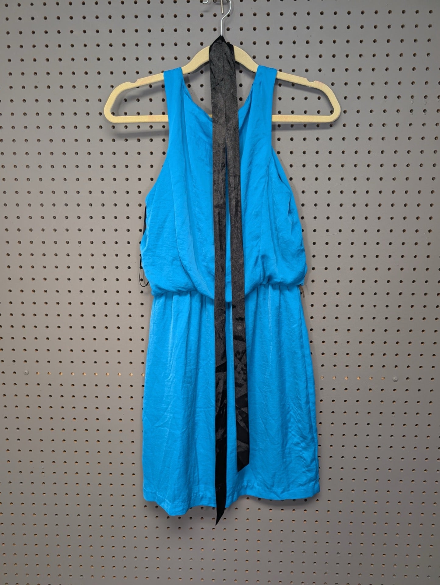 Back view of City Triangles dress showing black sash