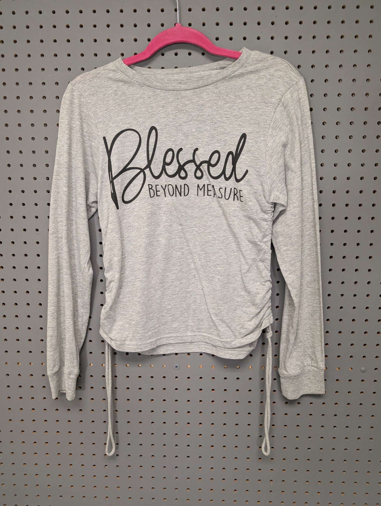 Front of grey On Fire Blessed Beyond Measure top