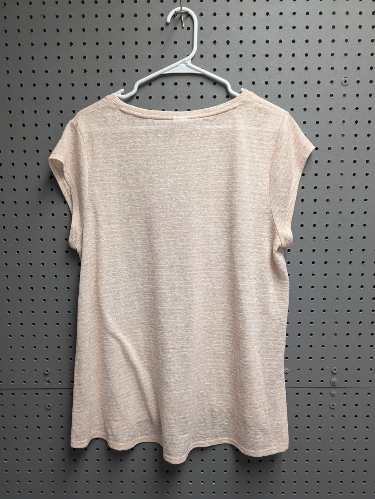 Back view of peach t-shirt