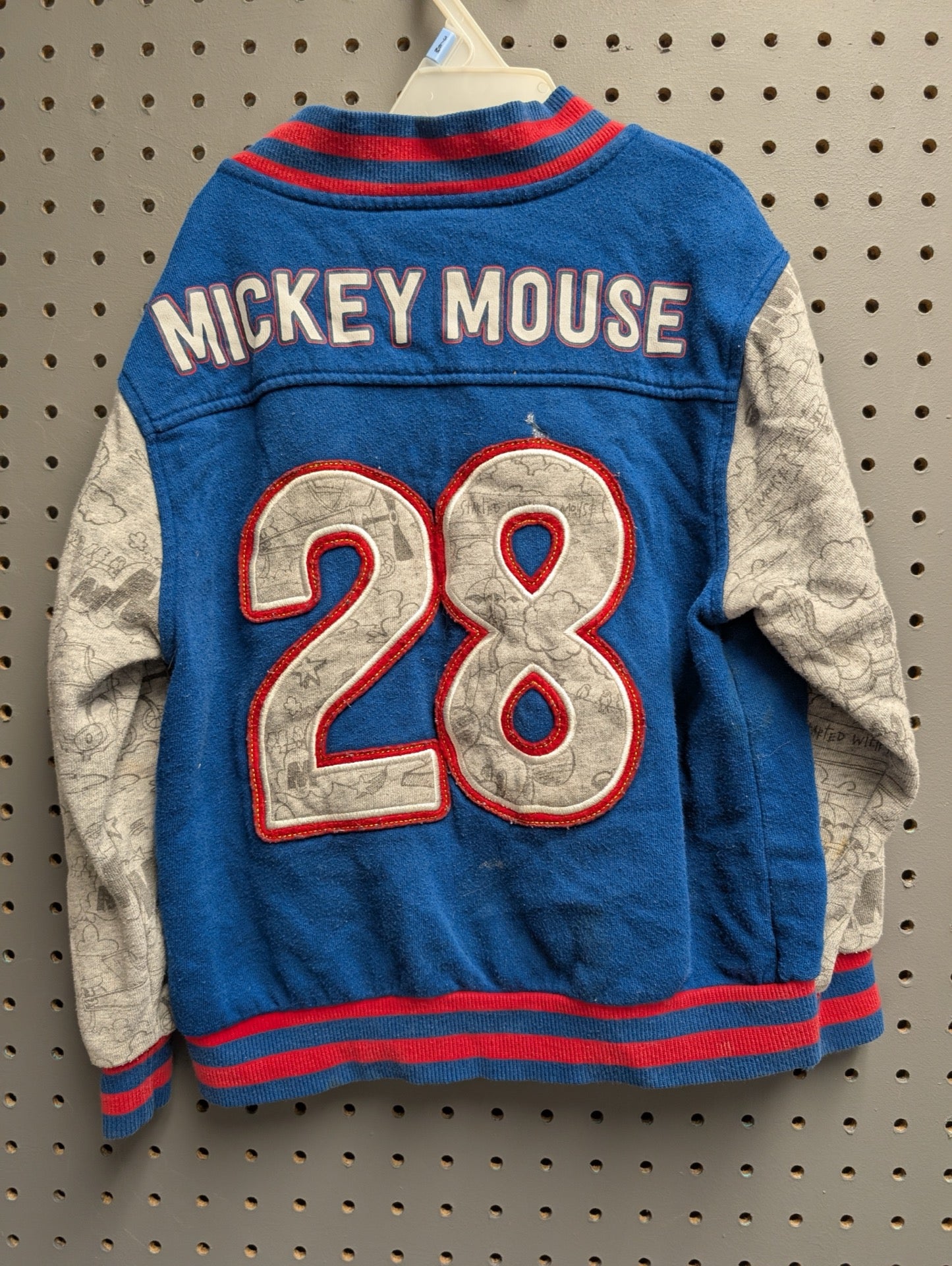 Back view of jacket showing Mickey Mouse 28
