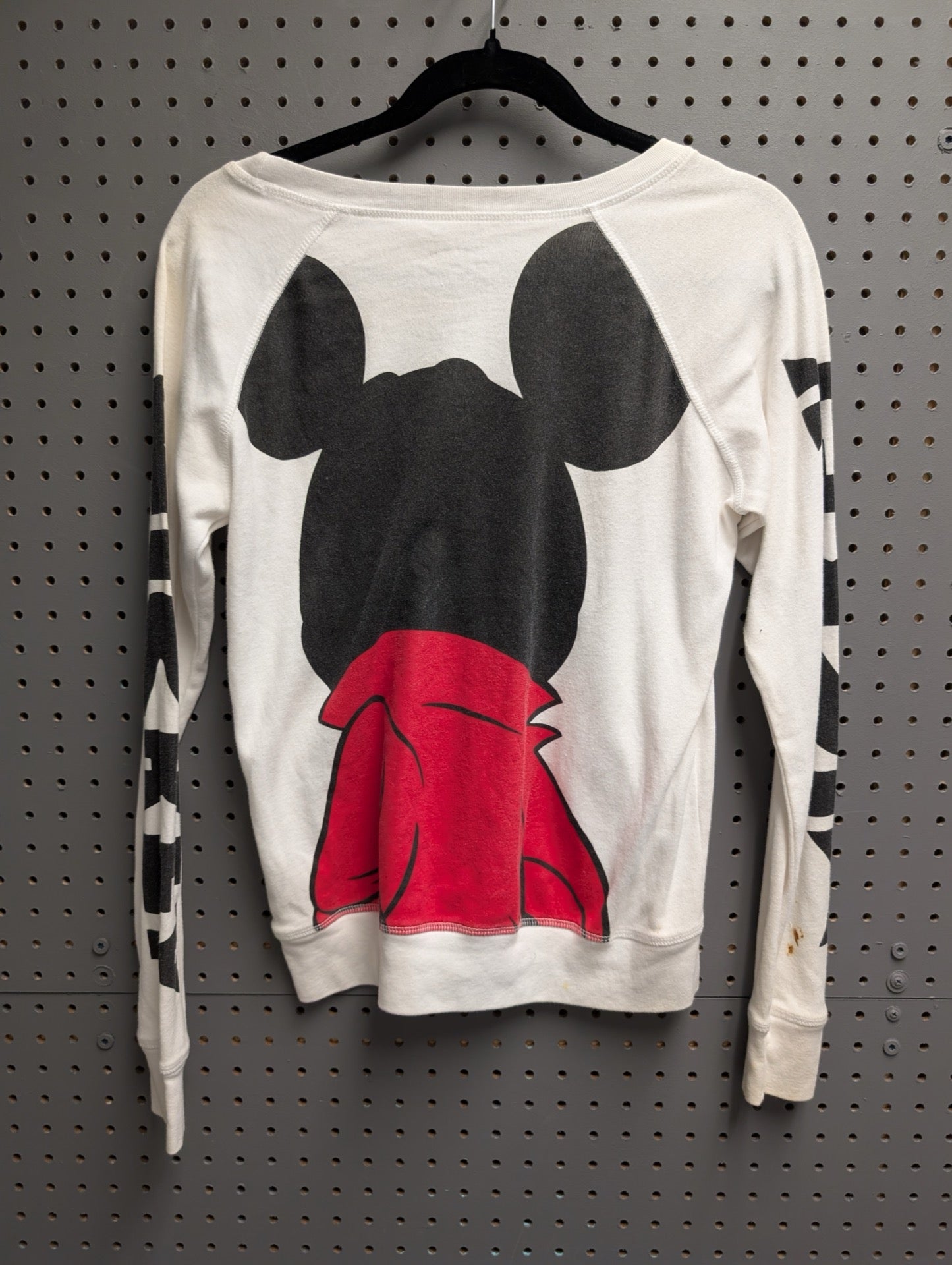 Back view showing the back of Mickey's head