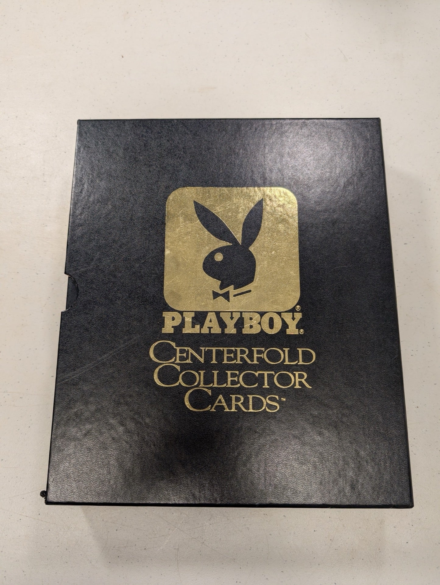 Front cover of Playboy collector cards binder
