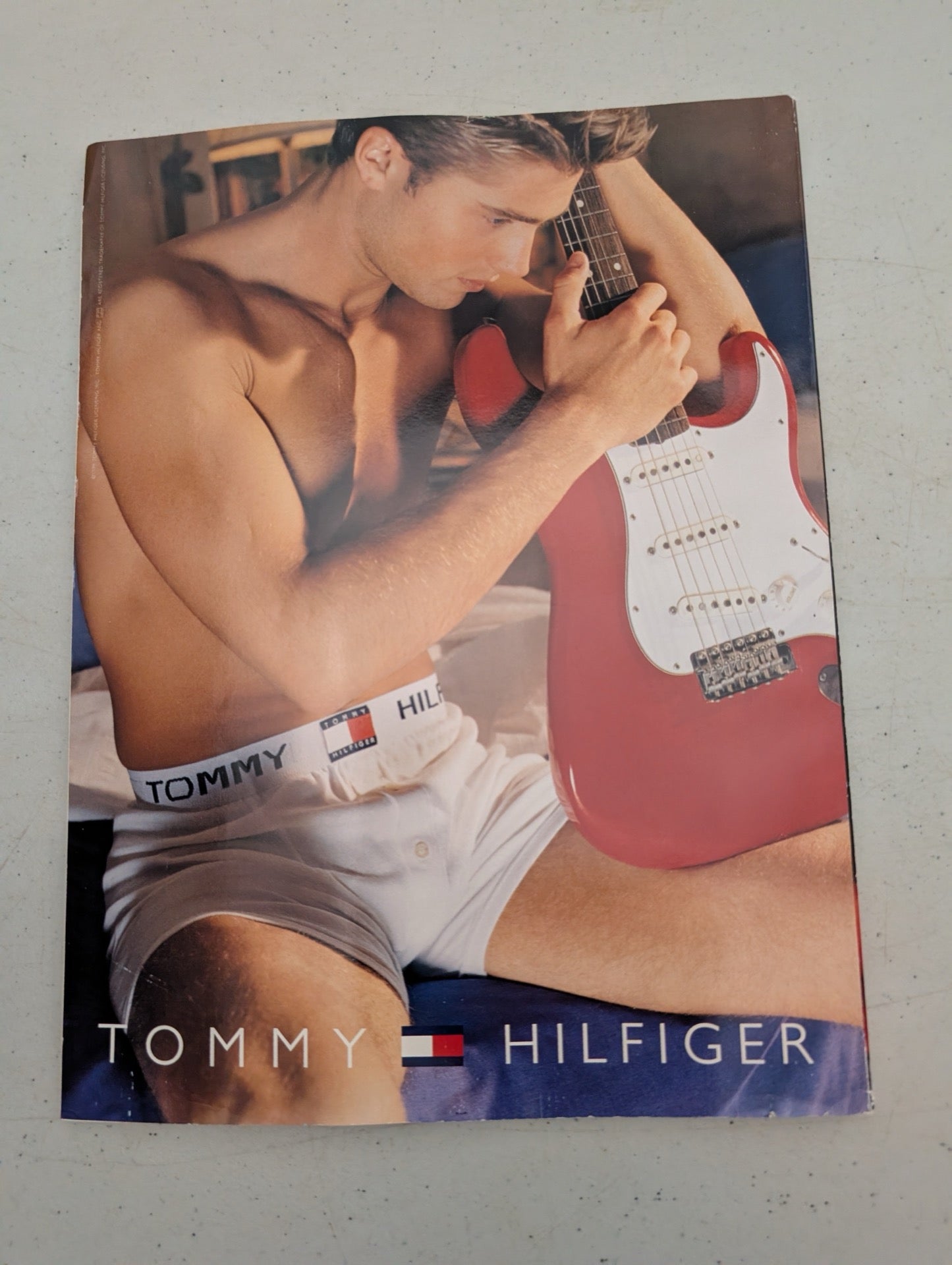 Back cover Tommy Hilfiger advertisement