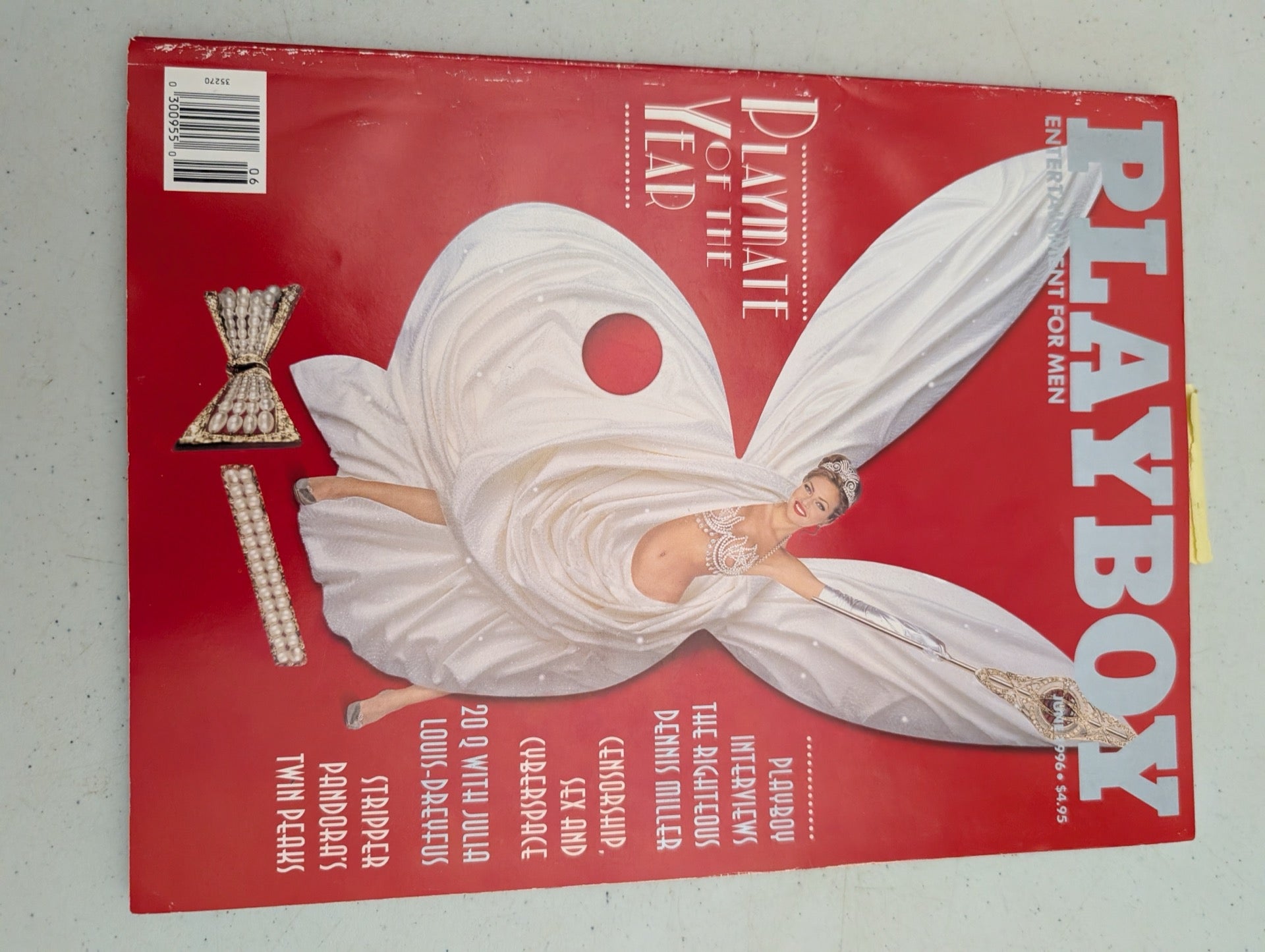 June 1996 Playboy Magazine Cover Playmate of the Year