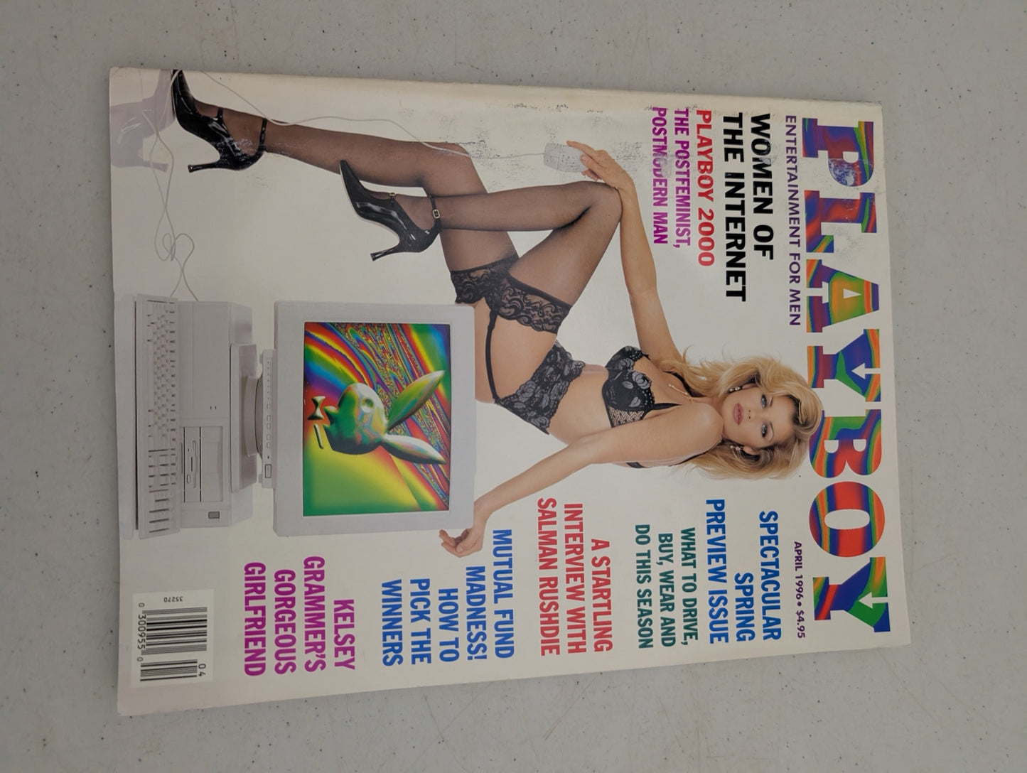 April 1996 Playboy Magazine Cover Women of the Internet