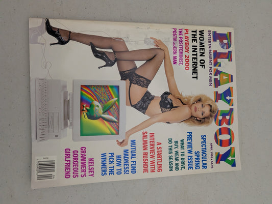 April 1996 Playboy Magazine Cover Women of the Internet