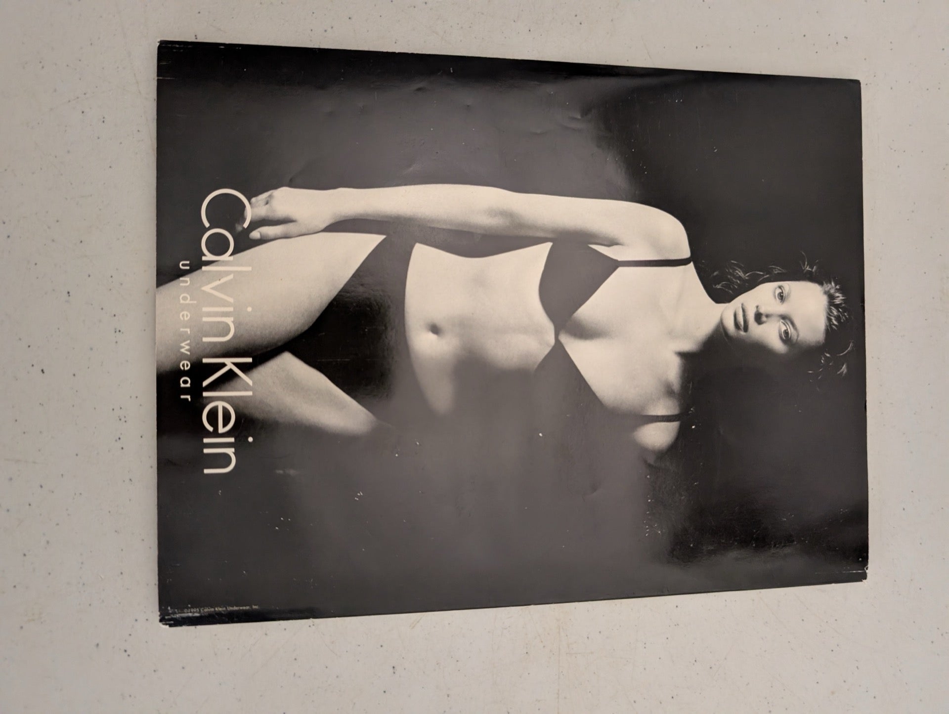 January 1996 Playboy Magazine Back Cover Calvin Klein Ad