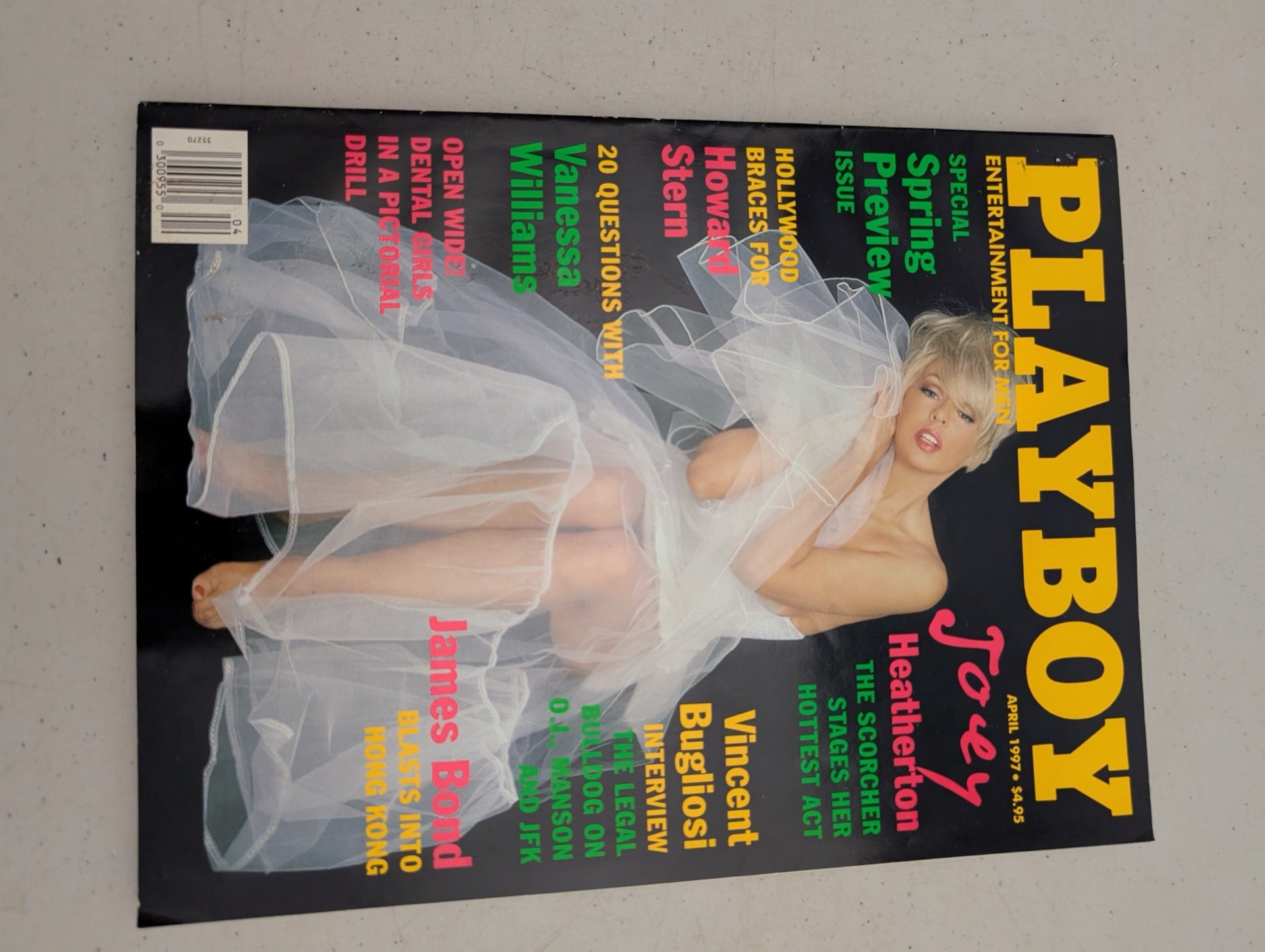 April 1997 Playboy Magazine Cover Spring Preview