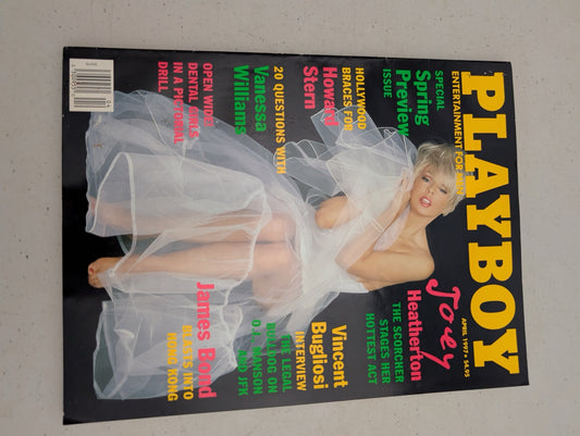 April 1997 Playboy Magazine Cover Spring Preview