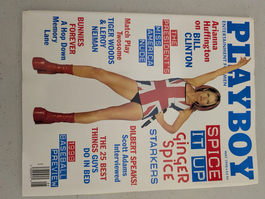 May 1998 Playboy Magazine Cover Ginger Spice