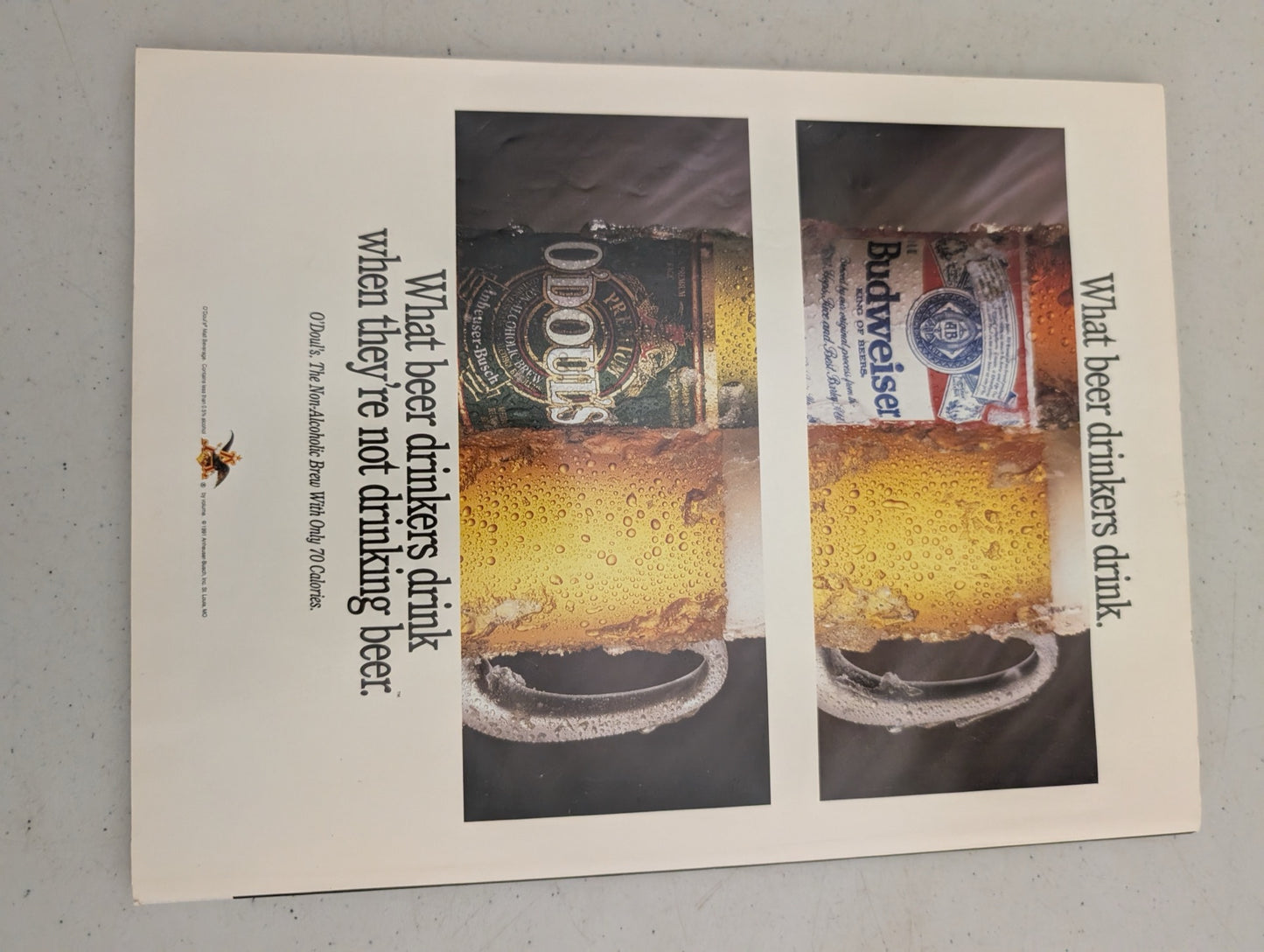 Back cover of August 1992 Playboy Magazine