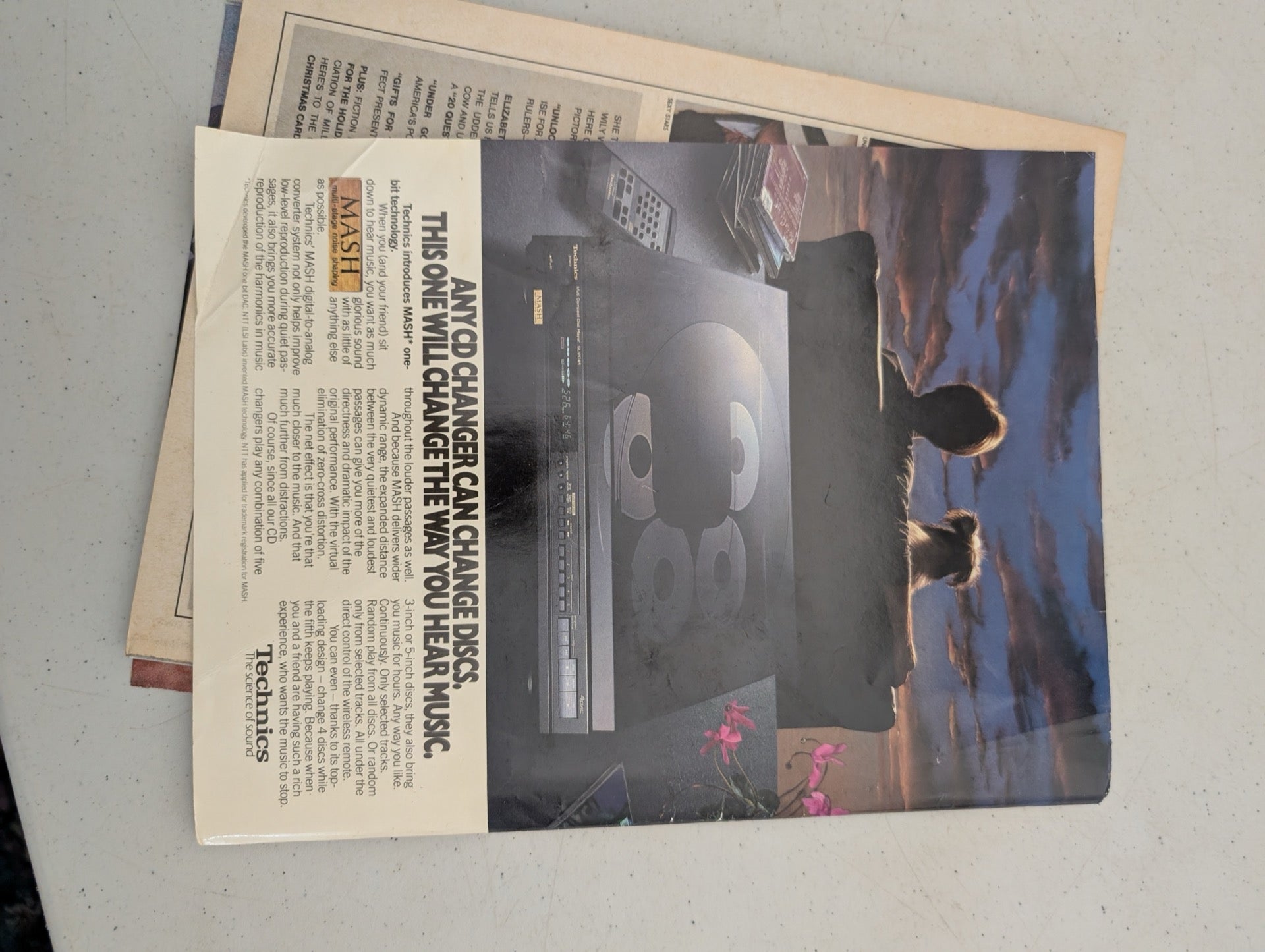 Back cover of November 1990 Playboy Magazine