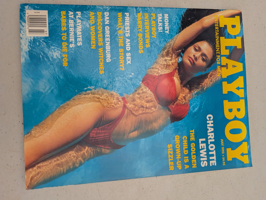Front cover of July 1993 Playboy Magazine