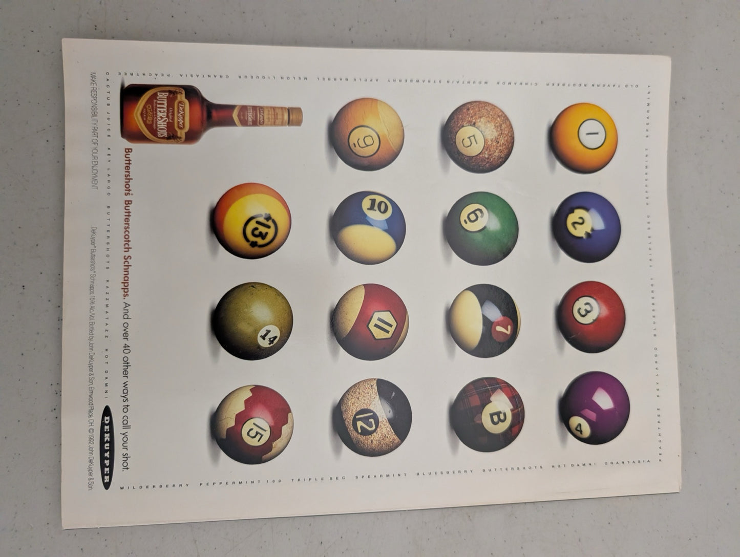 Back cover of March 1993 Playboy Magazine
