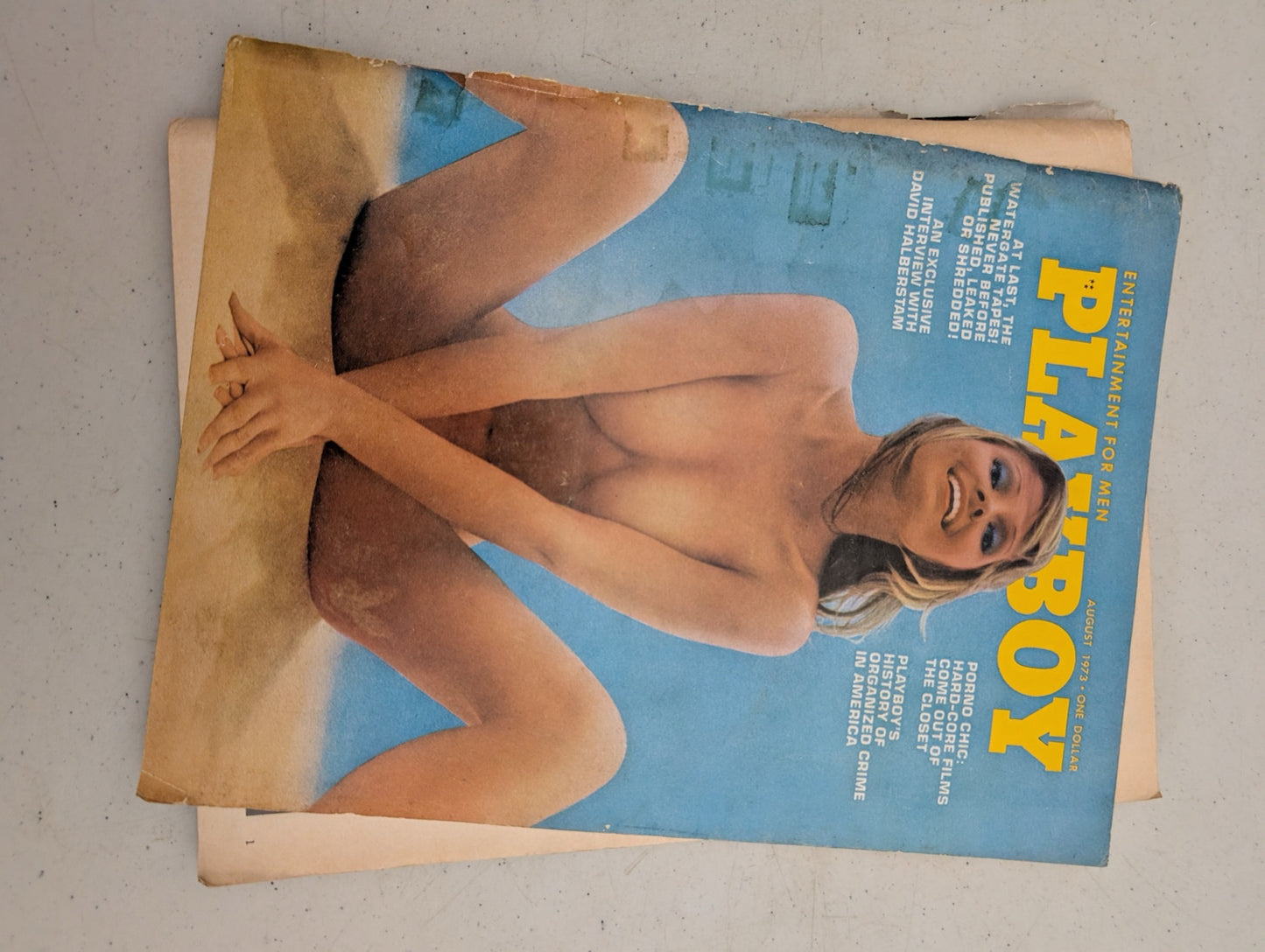 August 1973 Playboy Magazine Cover