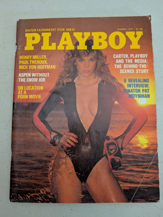 March 1977 Playboy Magazine Cover