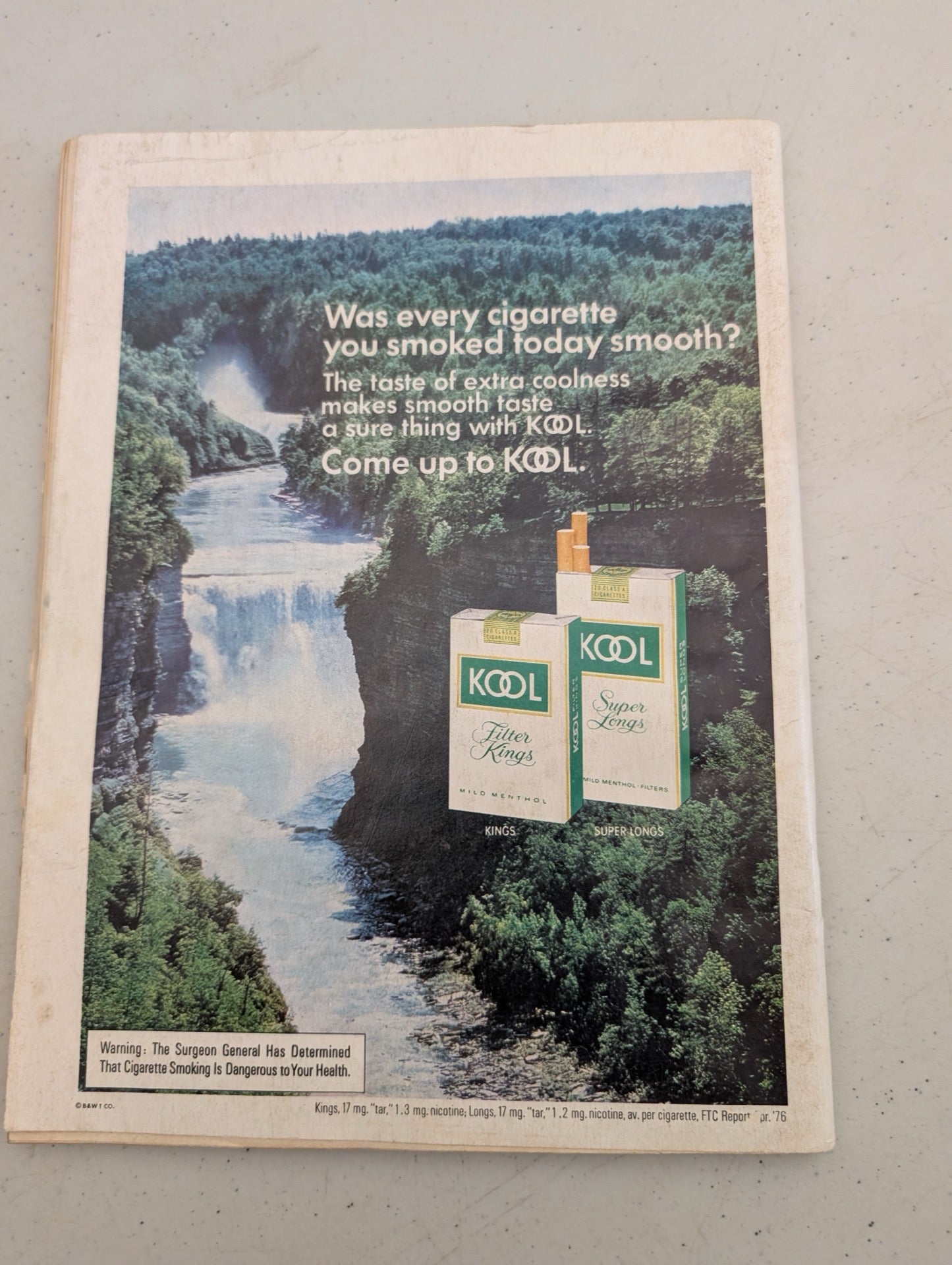 1977 KOOL Cigarettes Advertisement