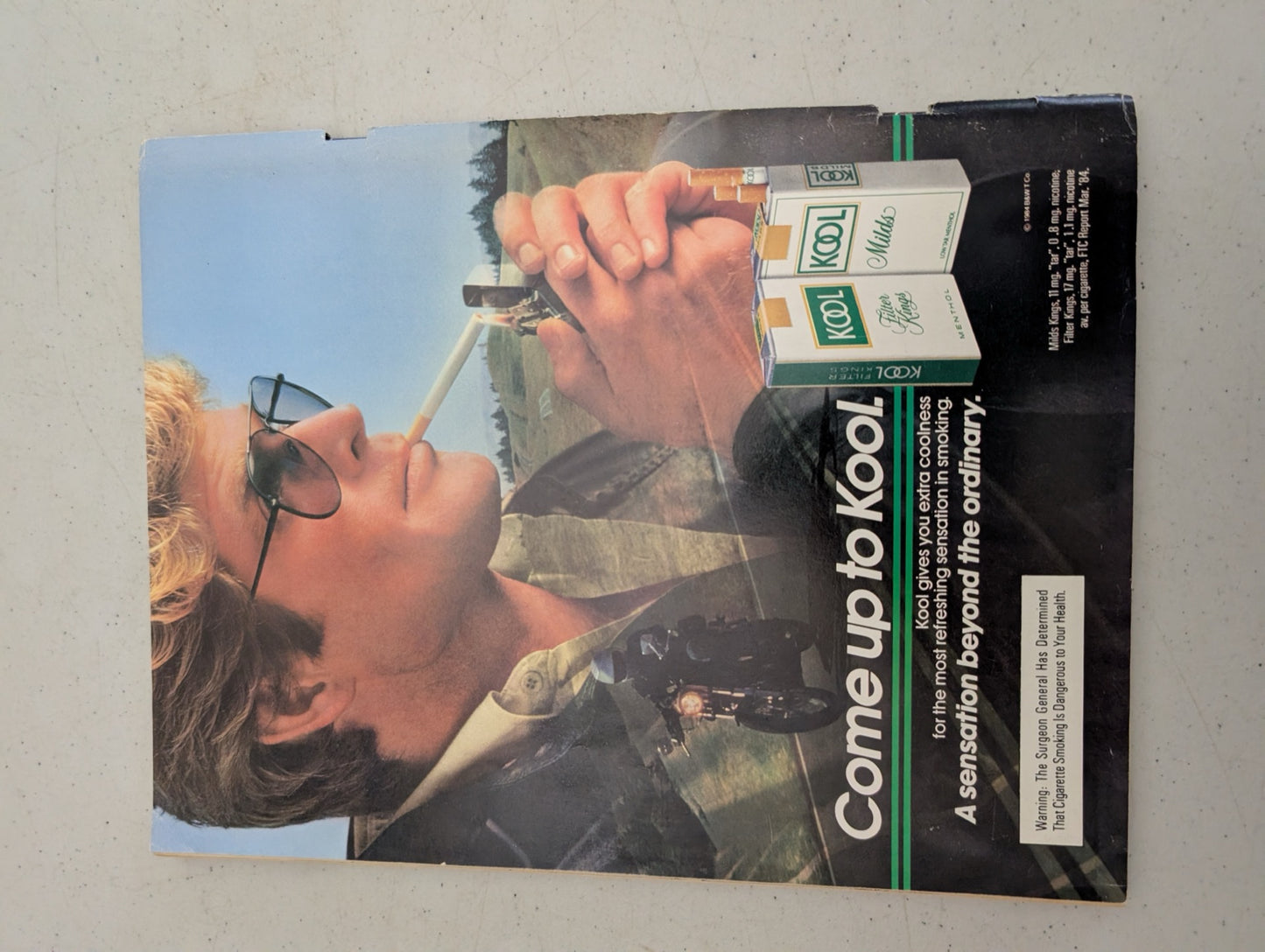 1985 Kool Cigarettes Advertisement