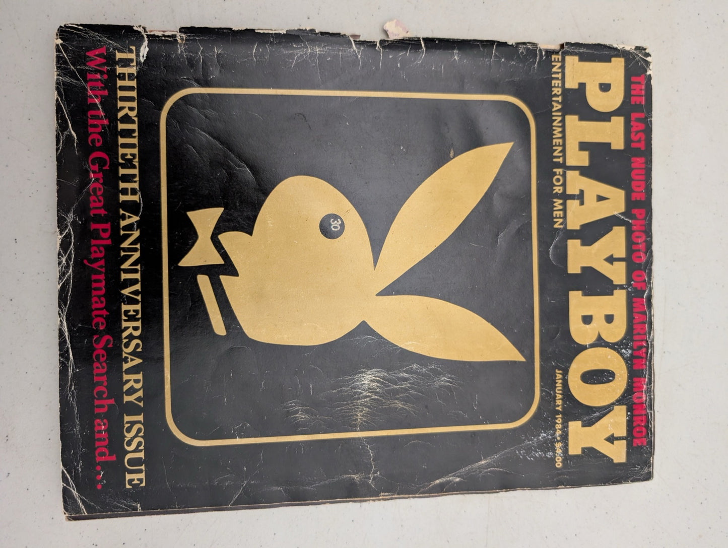 January 1984 Playboy Magazine Cover 30th Anniversary