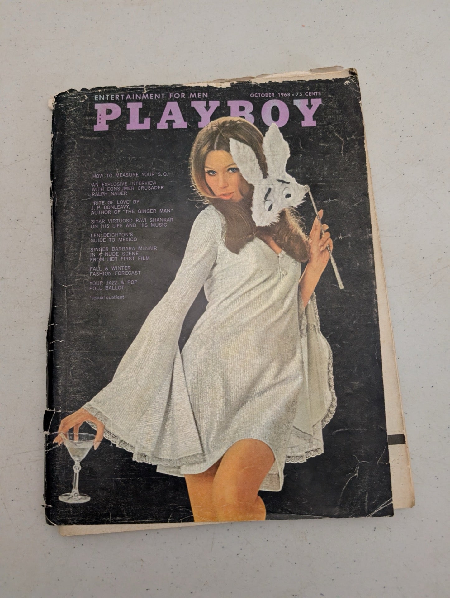 Playboy Magazine Front Cover October 1968