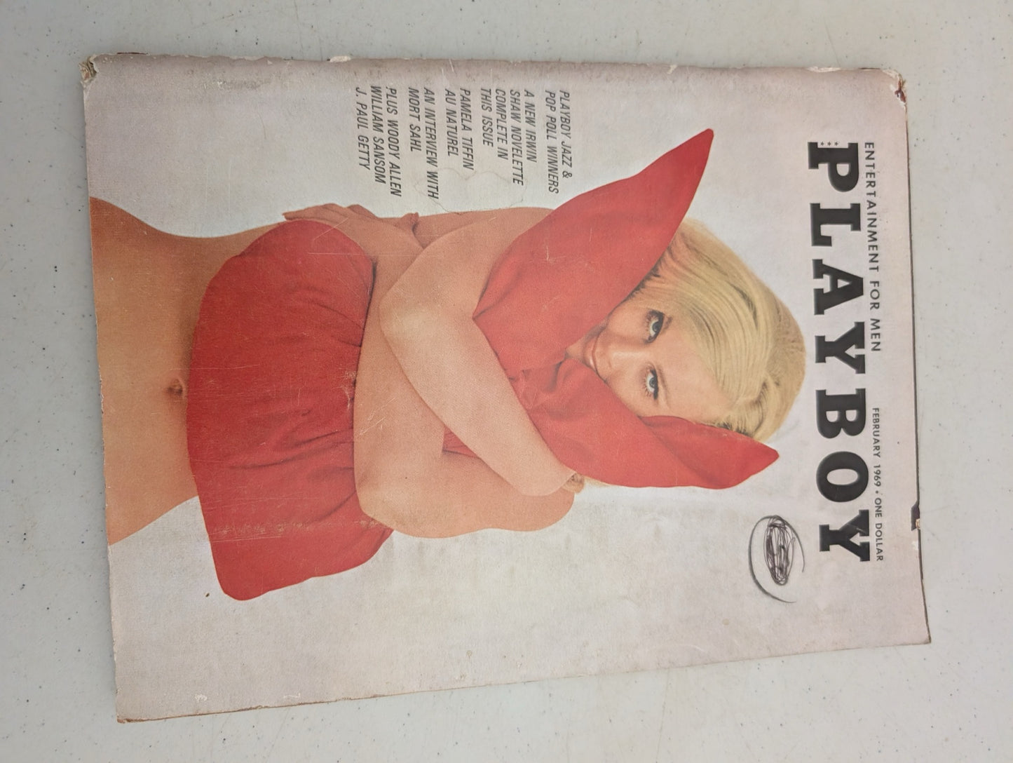 Playboy Magazine Front Cover February 1969