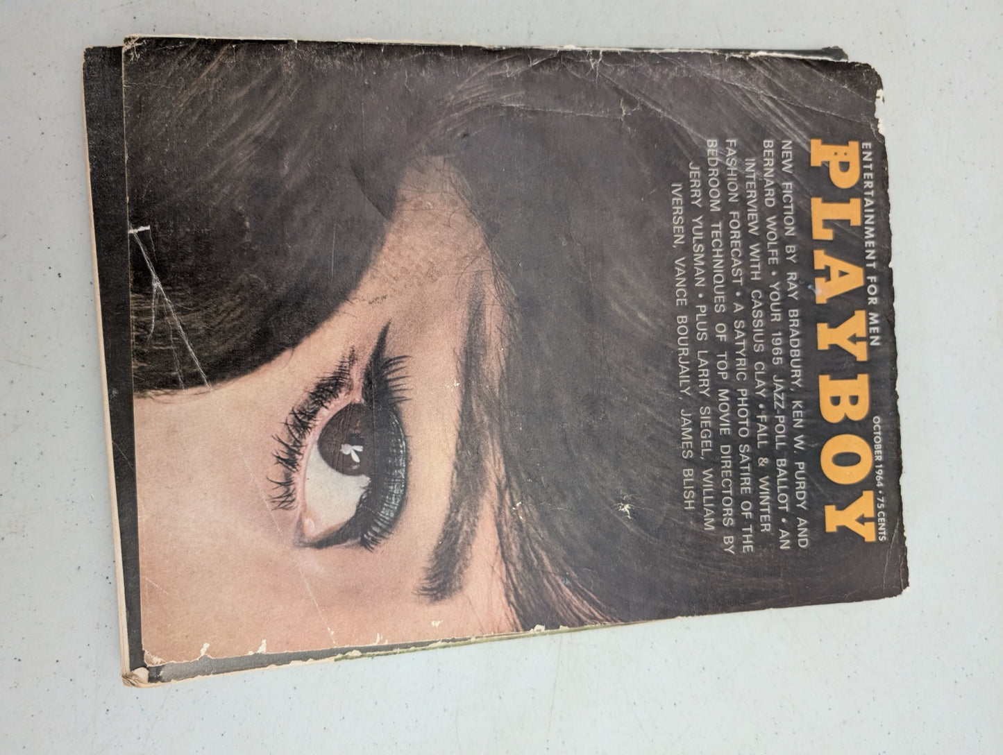 Playboy Magazine Front Cover October 1964