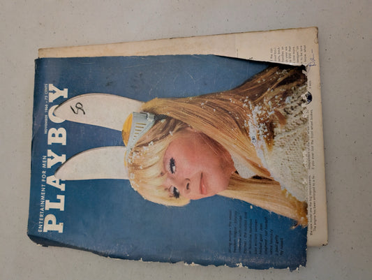 Playboy Magazine Front Cover November 1966